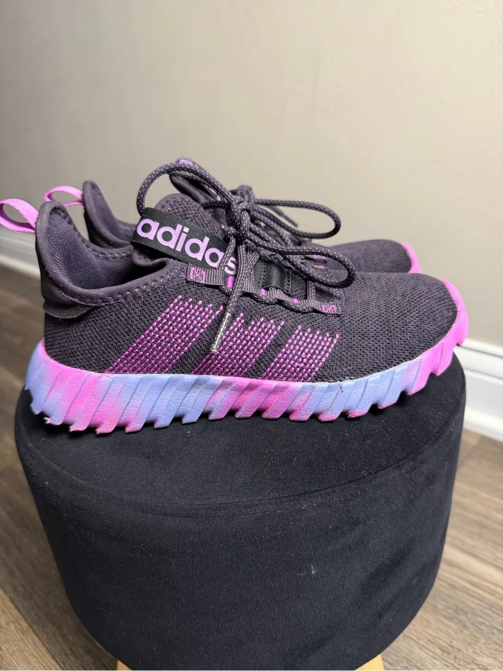 Adidas Kids athletic shoes in Purple and Pink